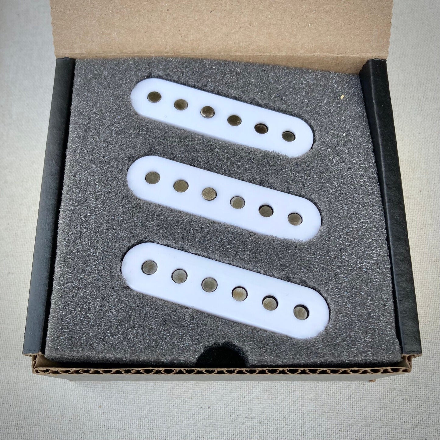 Left Handed Handwound Stratocaster '69 Vintage Alnico V Pickup Set Laquer Potted