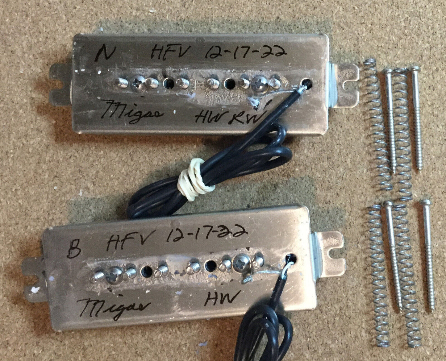 Handwound 50's Gibson Style P90 Dog Ear Alnico III Pickup Set