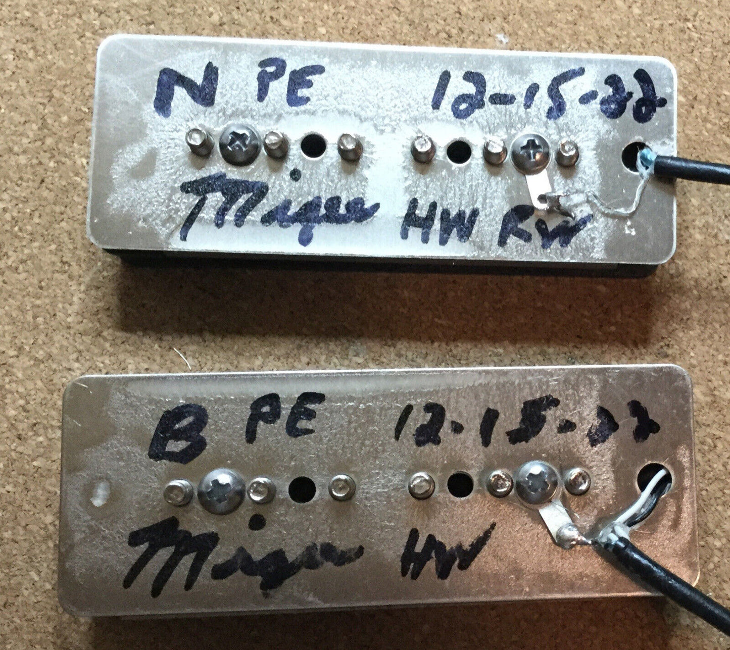Handwound Gibson Style 50's P90 Soapbar Alnico II Pickup Set