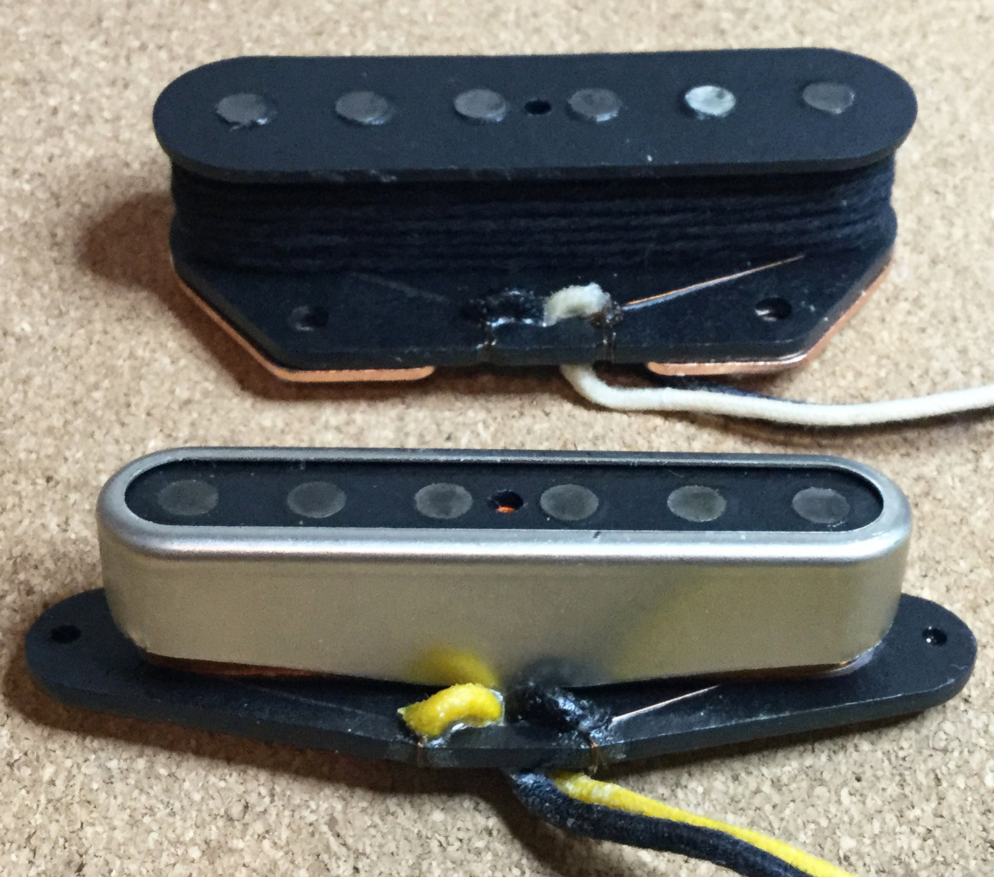 Handwound Telecaster Vintage 50's "Texas Twang" Alnico V Pickup Set Lacquer Potted
