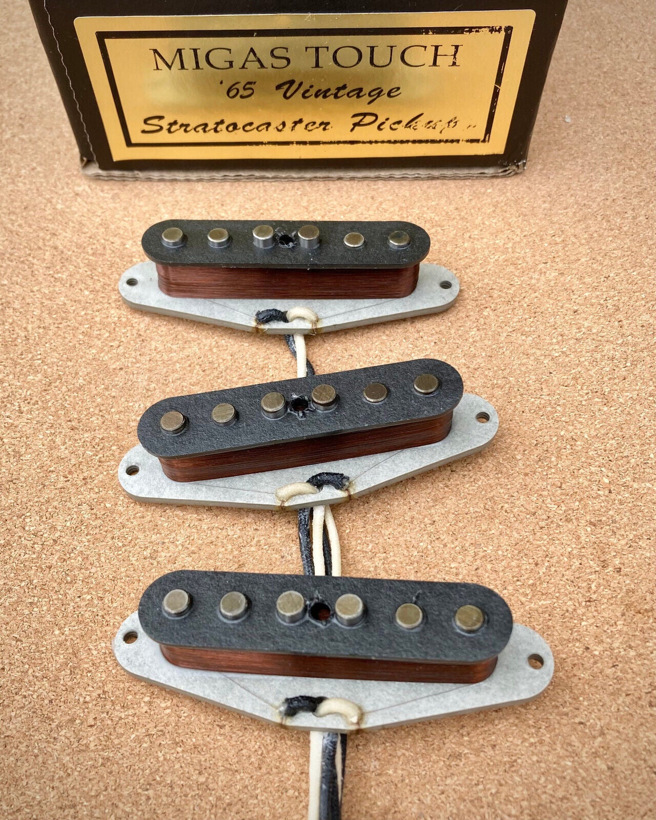 Handwound Stratocaster Special '65 Alnico V Pickup Set Lacquer Potted