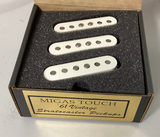 Vintage Specs 1961 Fender Stratocaster Pickups by Migas Touch Pickups
