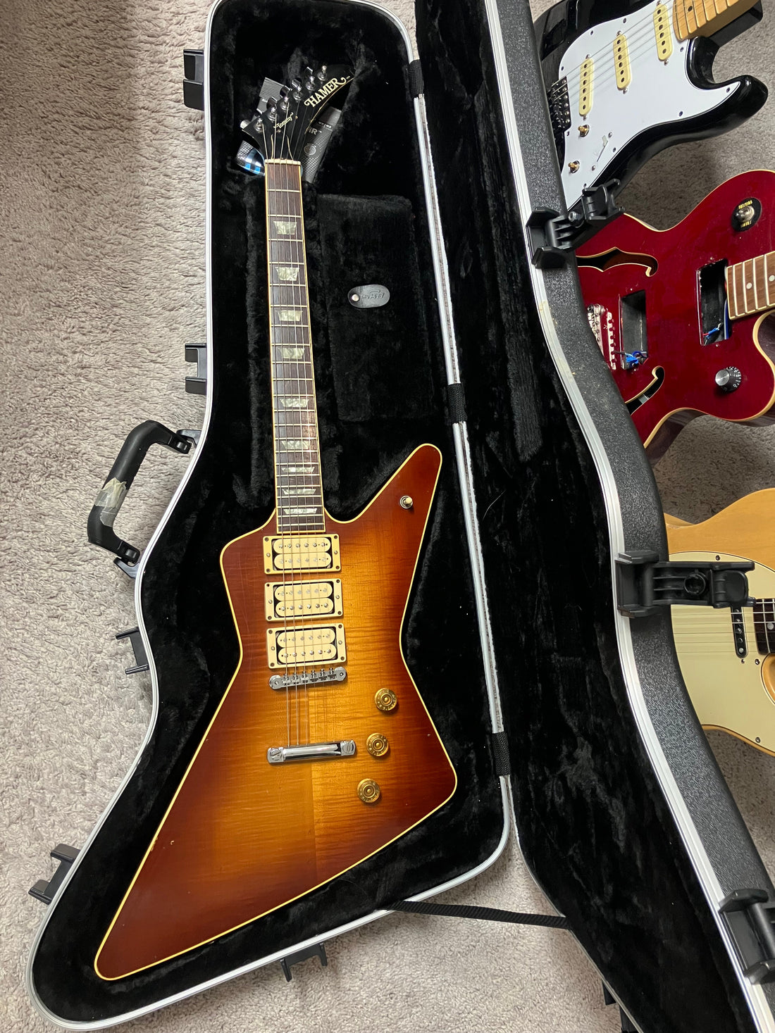 1976 Hamer Standard owned by Tommy Gunn from The Band Piper featuring Billy Squire