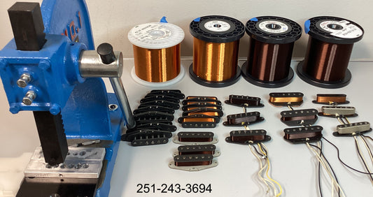 Rewinding a set of damaged Migas Touch 65 Stratocaster pickups from 2020