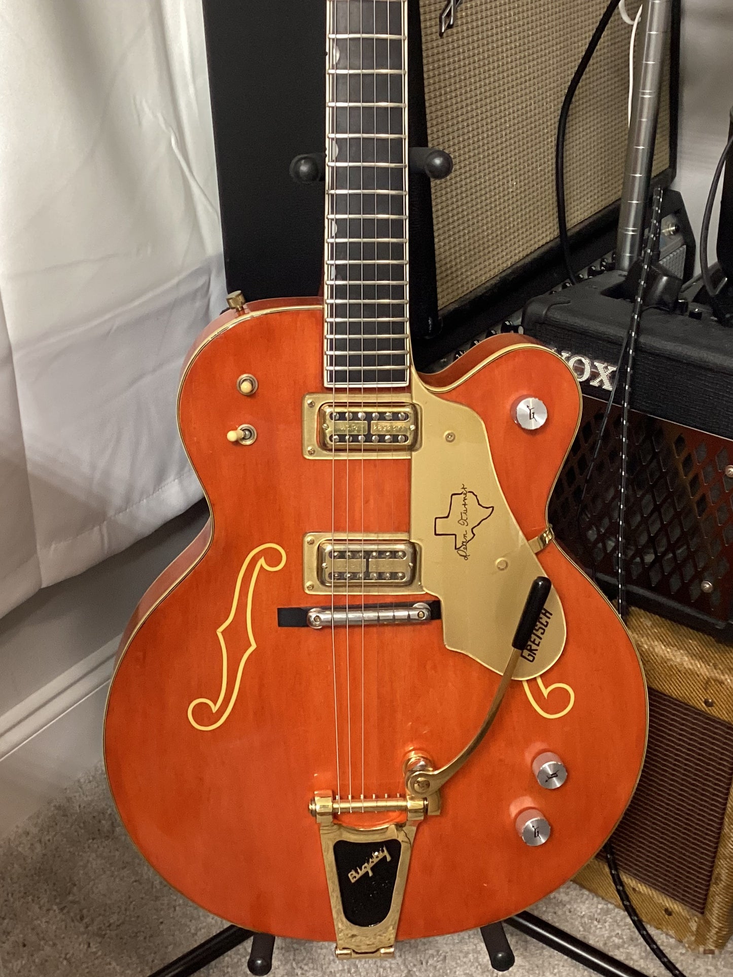 Gretsch Dean Turner Prototype 1978 Orange Chet Atkins Country Gentleman