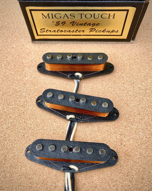 Handwound Stratocaster '59 Left-Hand Vintage Alnico V Pickup Set