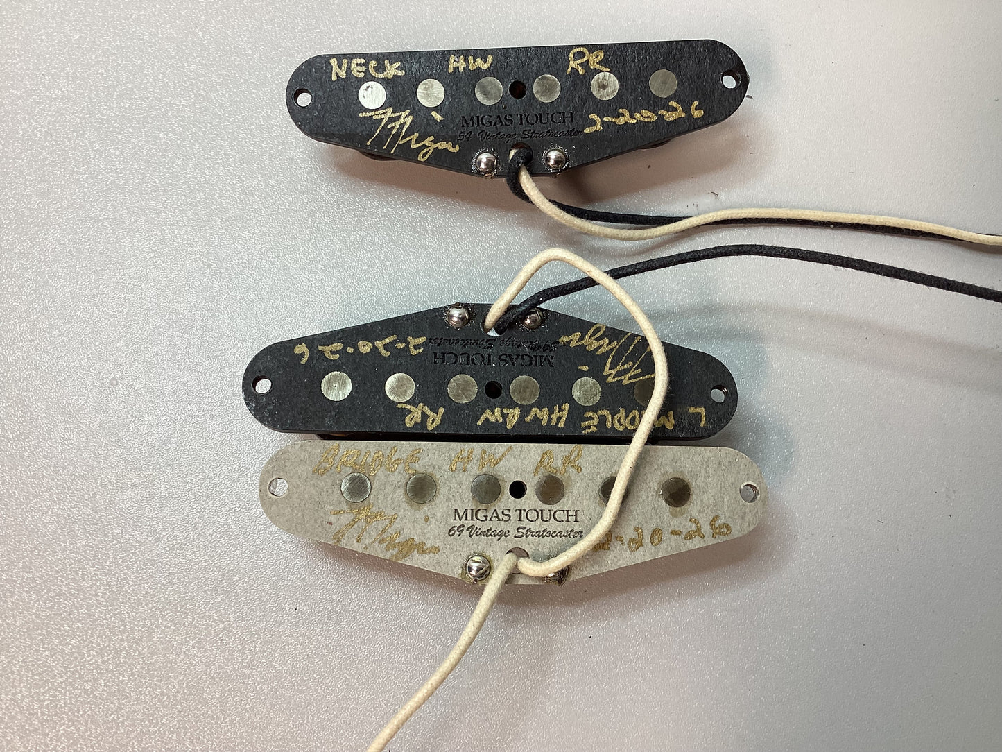 Robbie Robertson Last Waltz Stratocaster Hand Wound Custom Tribute Pickup Set