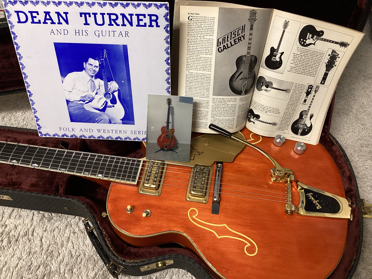 Gretsch Dean Turner Prototype 1978 Orange Chet Atkins Country Gentleman