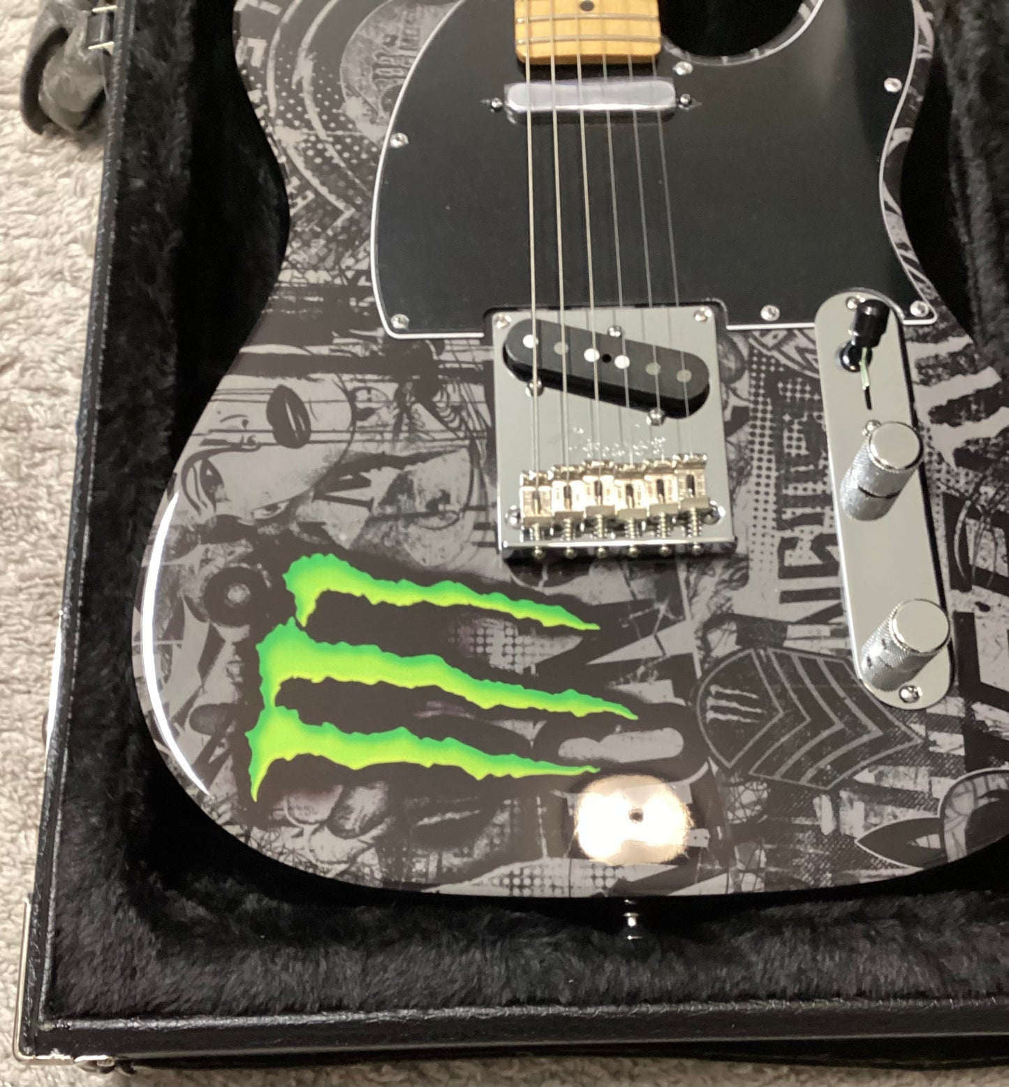 Rare 2013 Fender American Standard Telecaster Limited Monster Energy Edition