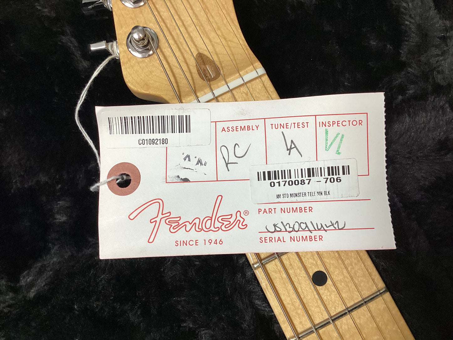 Rare 2013 Fender American Standard Telecaster Limited Monster Energy Edition