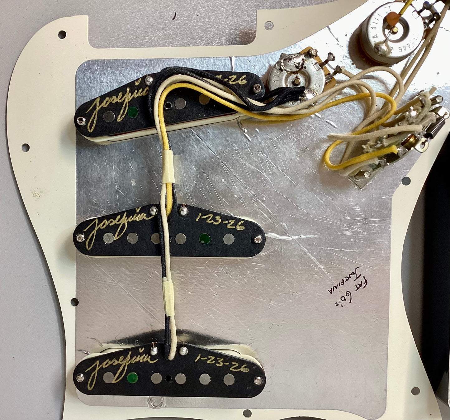 Josefina Fender Stratocaster Loaded Pickguard 2026 Fat 60's Hand Wound With COA