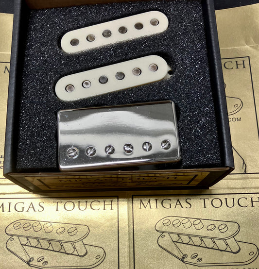 New Custom Hand Wound HSS Fender Stratocaster Pickups by Migas Touch Pickups