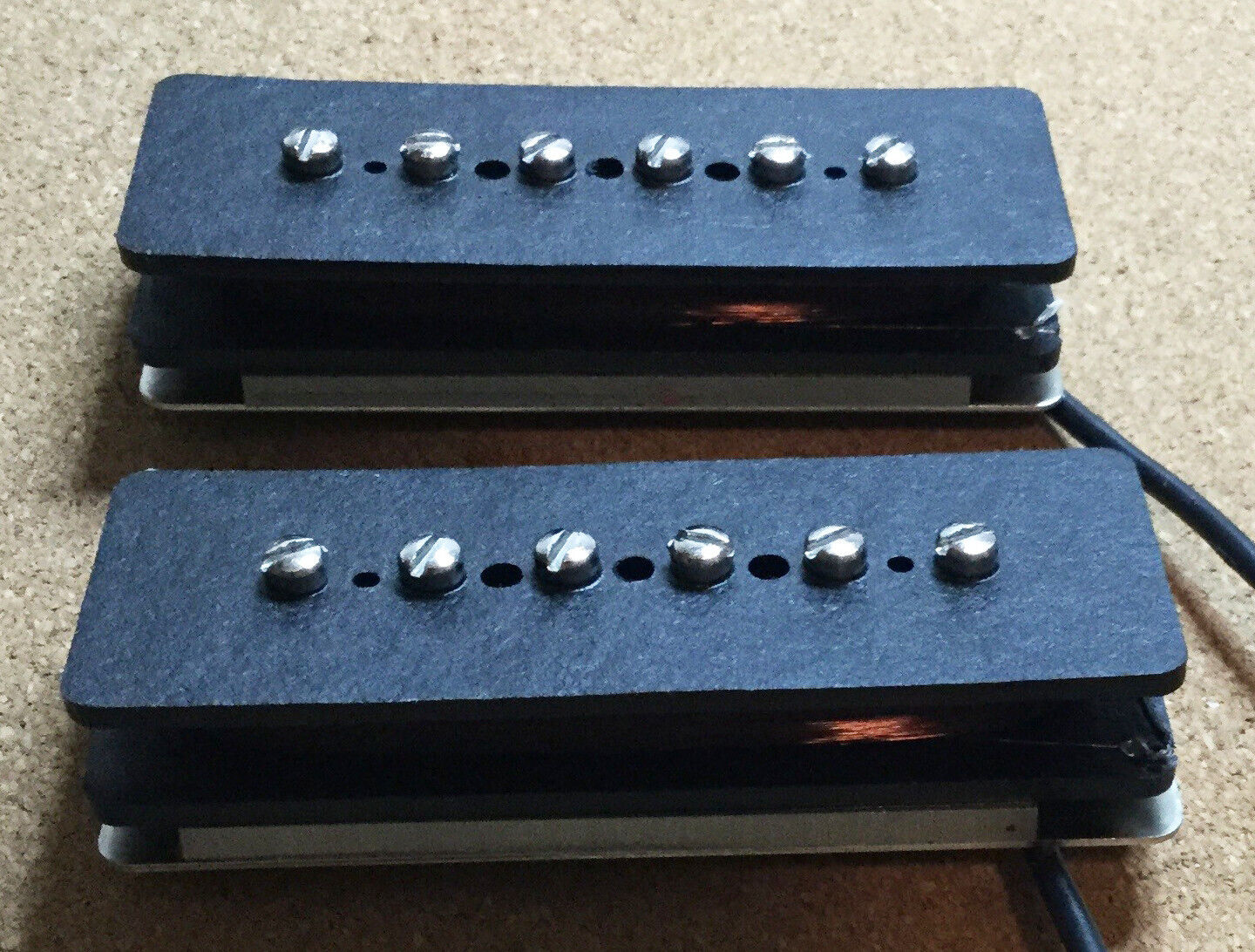 Handwound Gibson Style 50's P90 Soapbar Alnico V Pickup Set