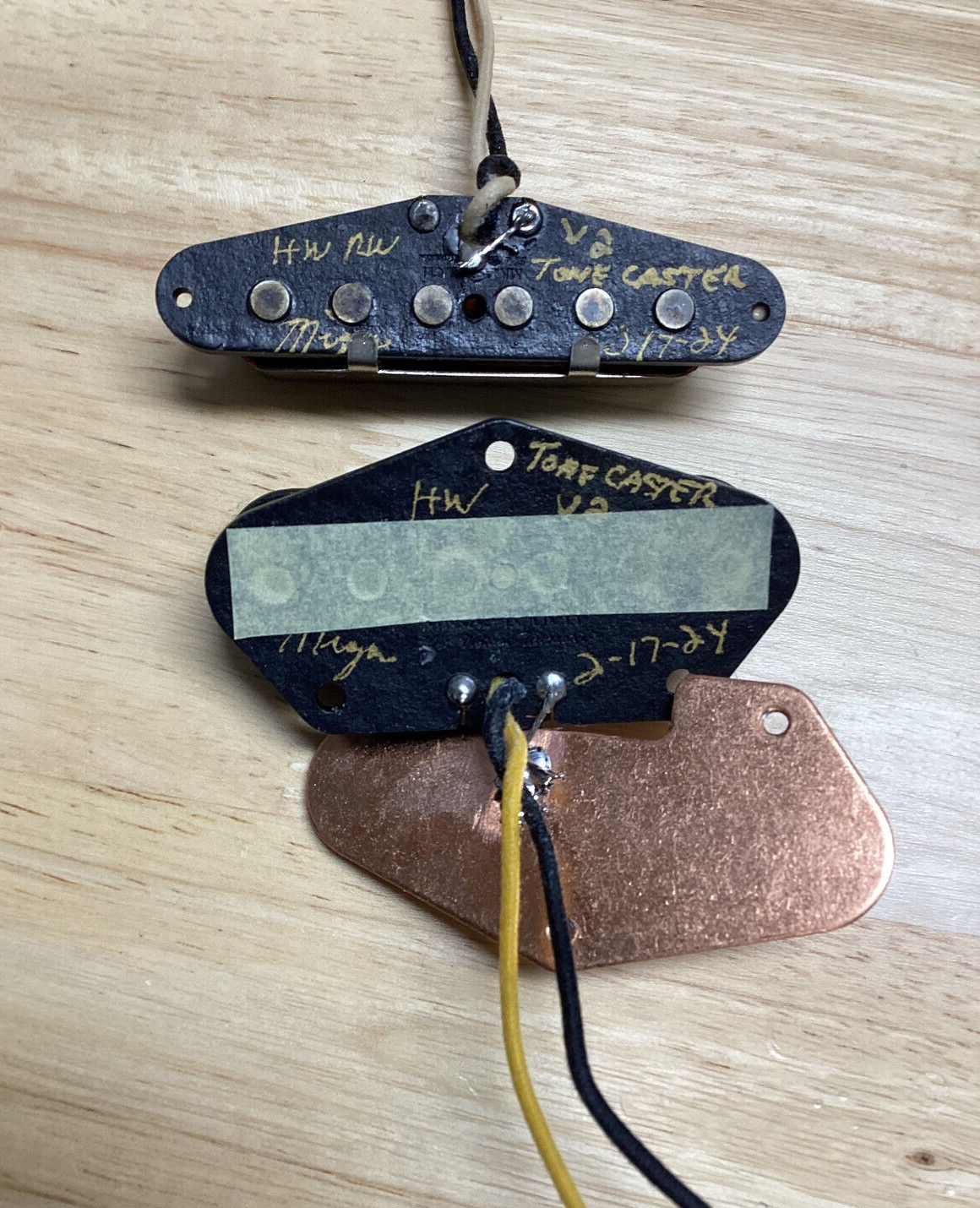 Telecaster Fender Hand Wound 50's Tonecaster Pickups by Migas Touch Alnico 2