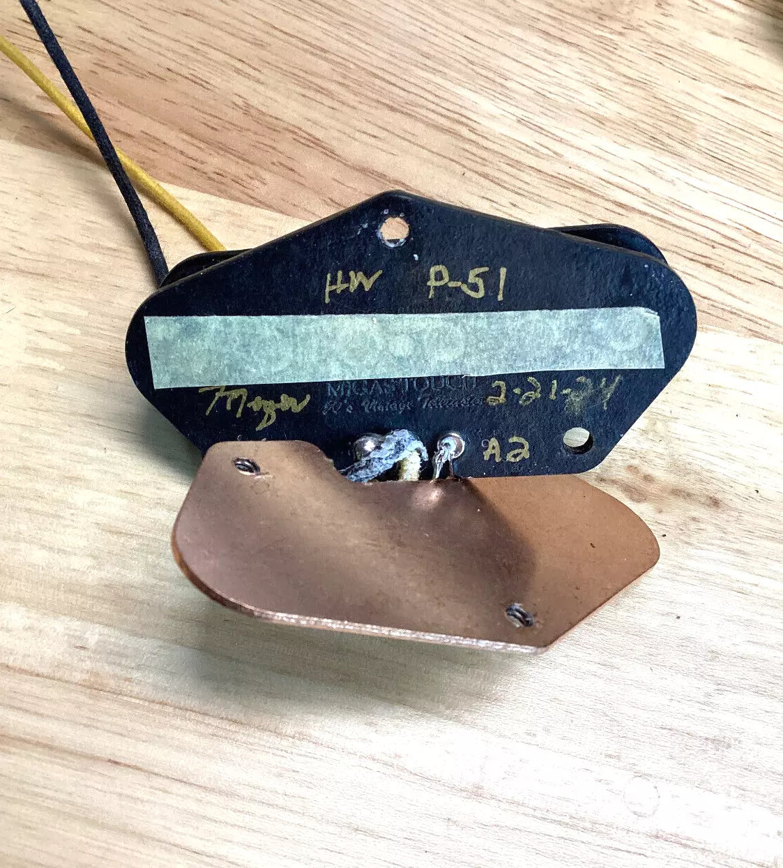 P-51 Telecaster Guitar Hand Wound Pickups Alnico 2