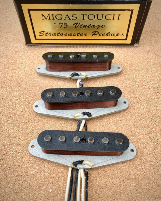 Handwound Sweet '75 Stratocaster Alnico V Pickup Set
